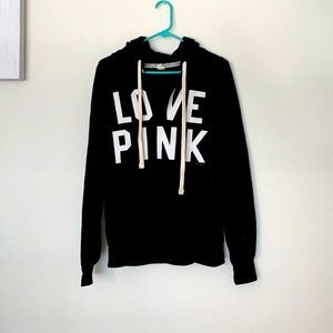 Black pullover sweatshirt